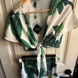 ZAFUL Women’s Matching Vacation Set- Large